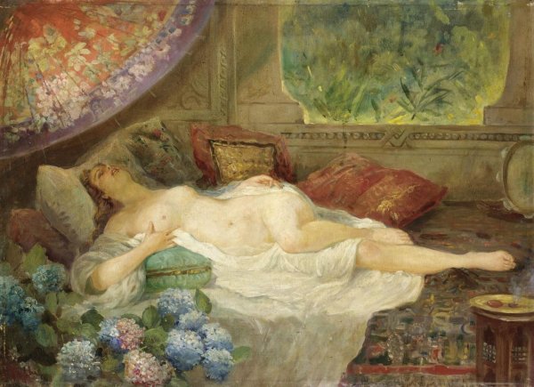Фабби Фабио (1861-1946) «одалиска».