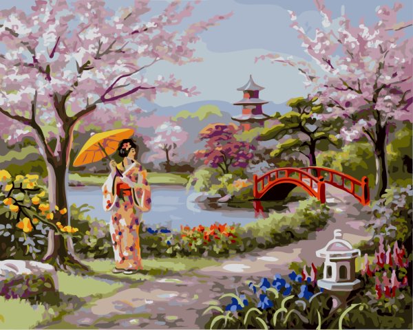 Пейзажи корейского художника сунг Ким