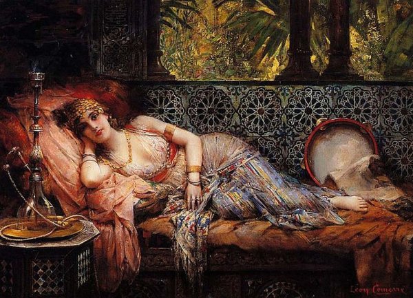 Художник Леон Комер (Léon Comerre, 1850-1916) спящая Венера