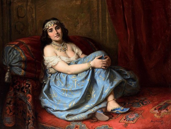 Жан Энгр, большая одалиска, 1814