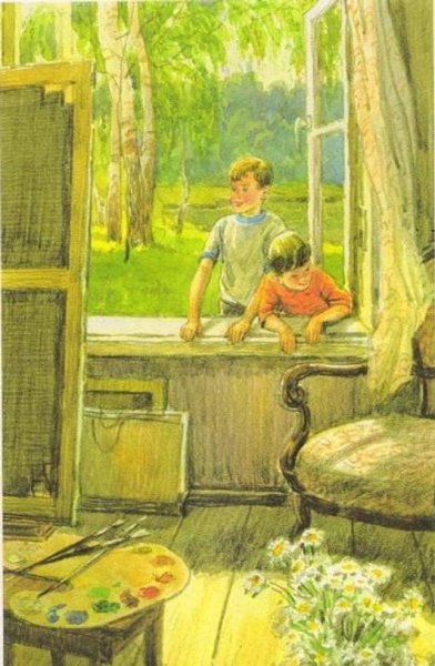 Первые зрители Сыромятникова картина