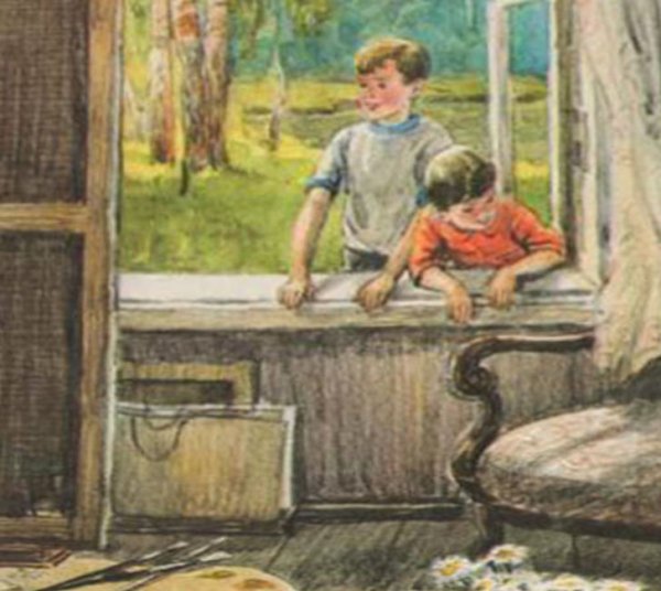 Первые зрители Сыромятникова картина