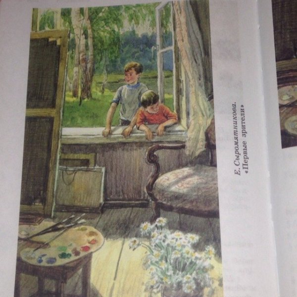 Первые зрители Сыромятникова картина