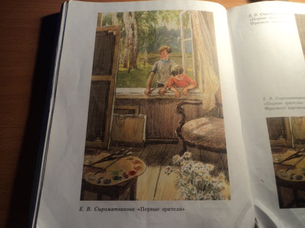 Описание картины е Сыромятникова 1 зрители