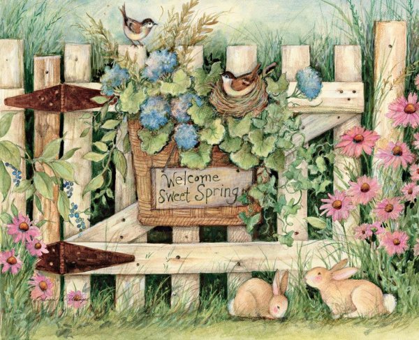 Ретро картинки для декупажа деревенский домик Фиолент