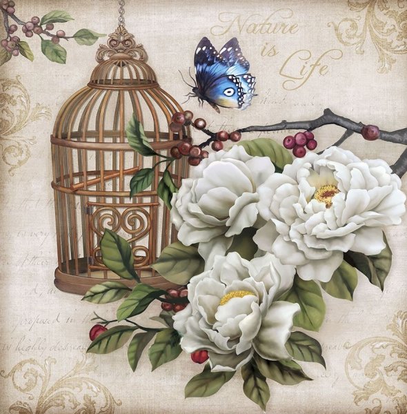 Винтажные цветы