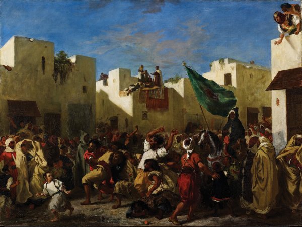 Эжен Делакруа «фанатики Танжера» 1838