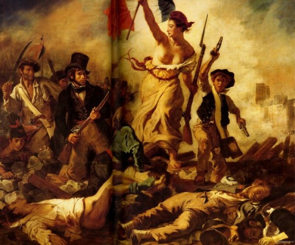 Свобода, ведущая народ Эжен Делакруа (1798-1863)