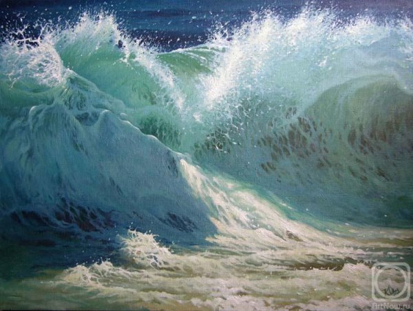 Волна живопись