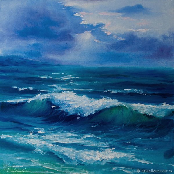 Море маслом