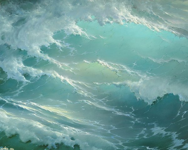 Маринист Георгий Дмитриев