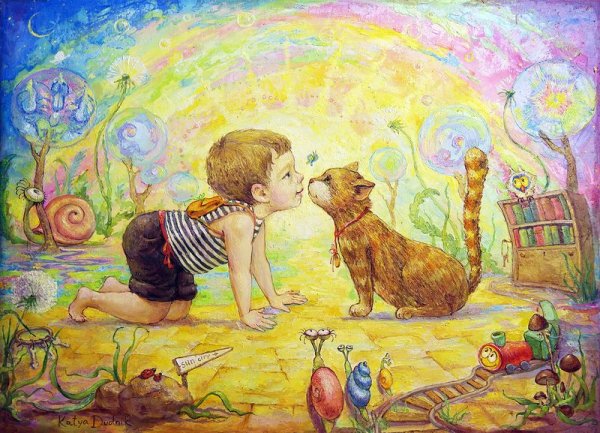 Художник Джима Дейли картины дети