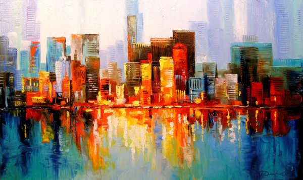 Картина Нью-Йорк центр Central Park