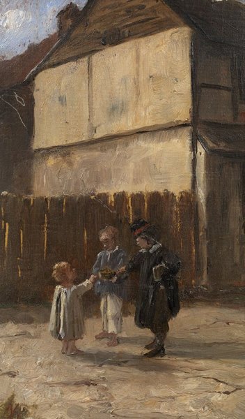 Мария Башкирцева «в студии», 1881