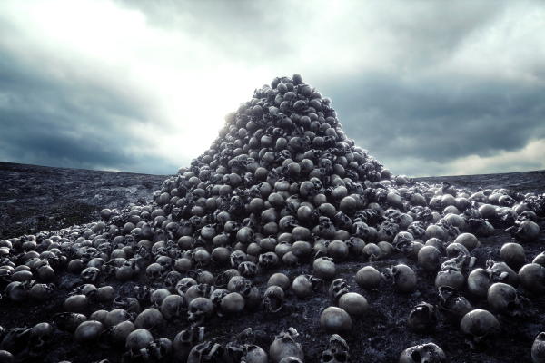 Гора из черепов