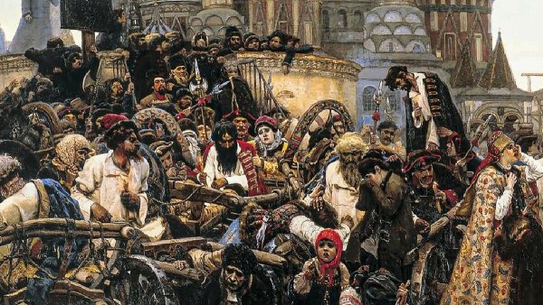 Василий Иванович Суриков утро Стрелецкой казни