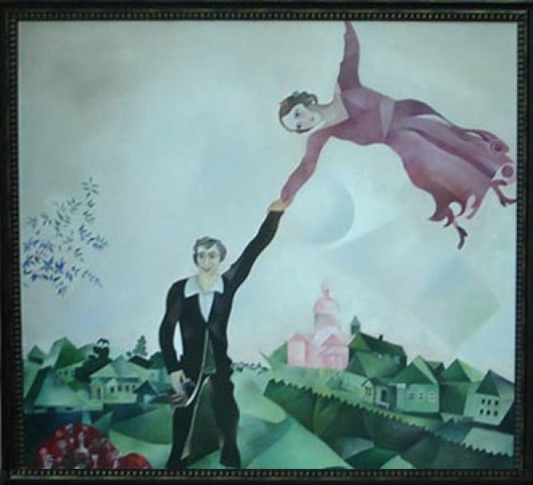 Марк Шагал. Прогулка. 1917–1918