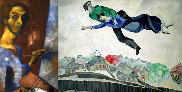 Летающие люди живопись
