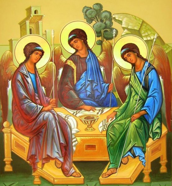 Троица Пятидесятница икона