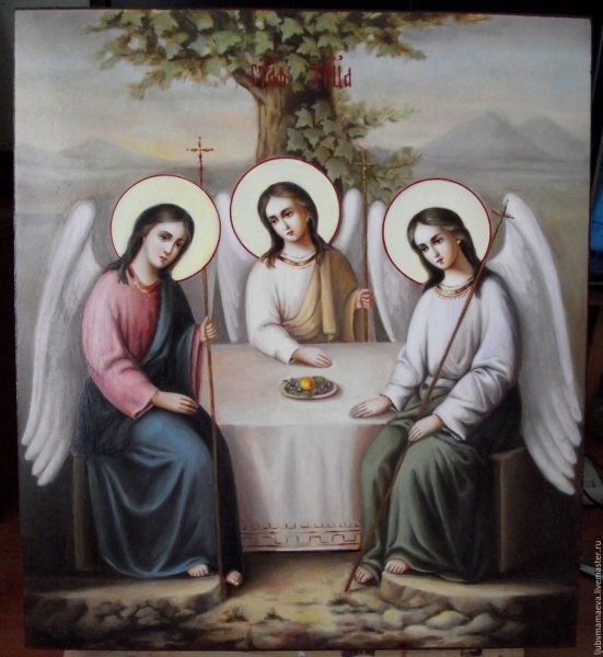 Картина Троица Андрей Рублев