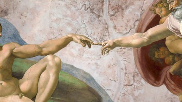 Возрождение Адама Микеланджело