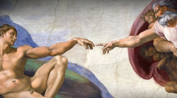 Сикстинская капелла прикосновение Адама