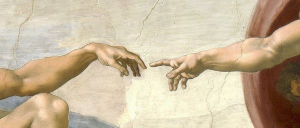 Да Винчи Сотворение Адама