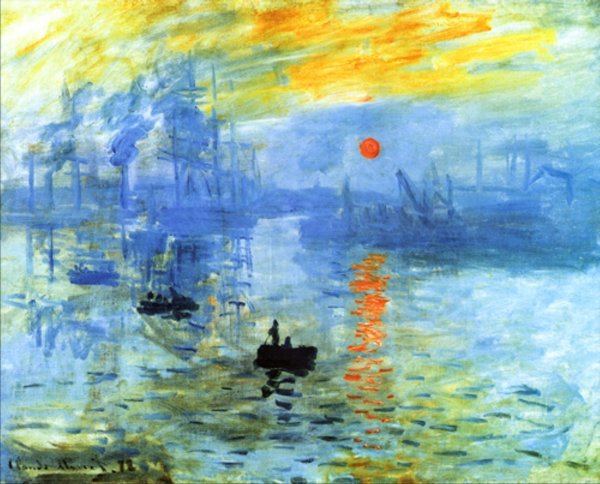 Моне Клод впечатление. Восход солнца, 1872. Музей Мармоттан-Моне, Париж