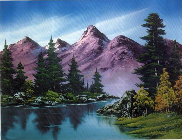 Bob Ross горы