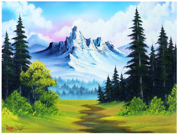 Картины Боба Росса рассвет