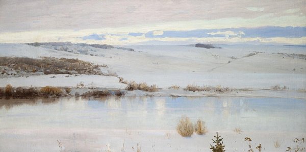 Василий Дмитриевич Поленов ранний снег