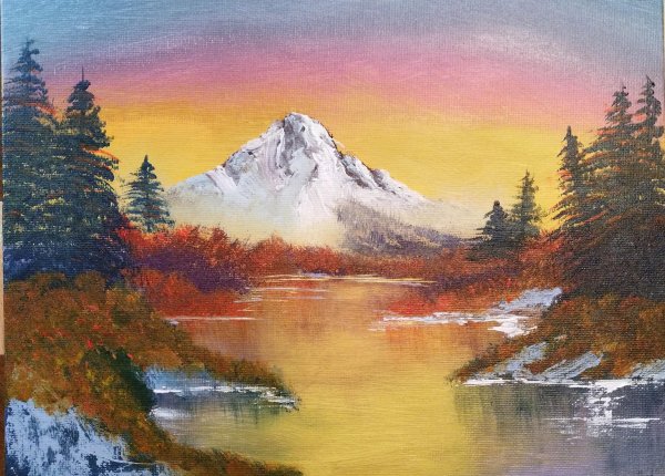 Художник пейзажист Боб Росс