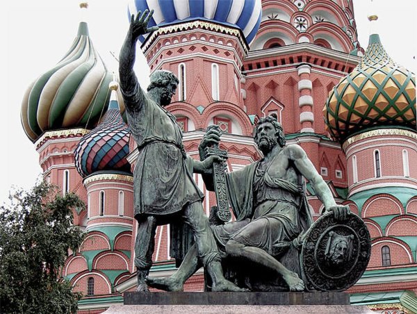 Картина м. и. Скотти «Минин и Пожарский», 1850 г.