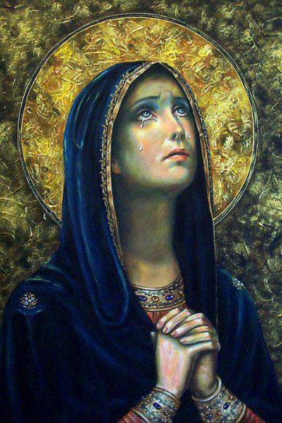 Мадонна Дева Мария с младенцем