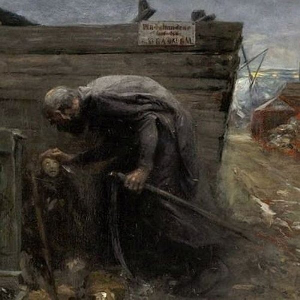 Мальчик встpeчaeт cмеpть" / художник / Xaнc Андеpсон Брендекильдe