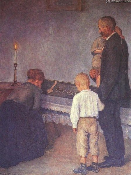 Картина смерть матери 1910