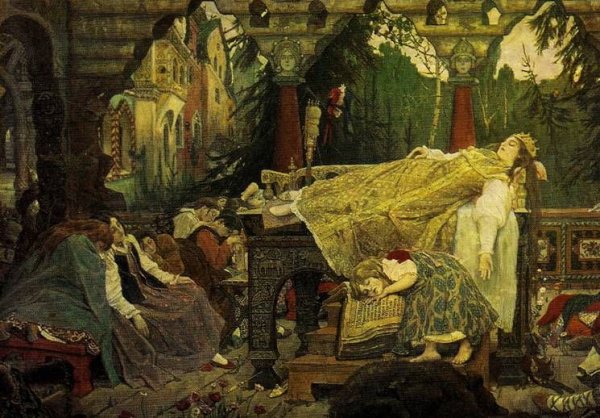 Васнецов Виктор Михайлович спящая красавица