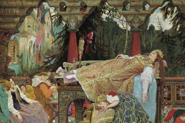 Васнецов Виктор Михайлович спящая Царевна