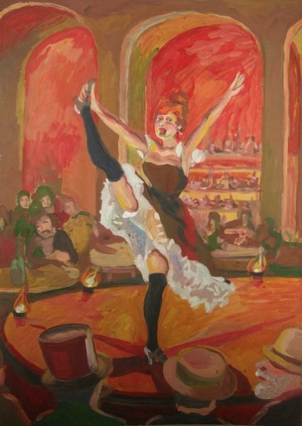 Чулки в живописи