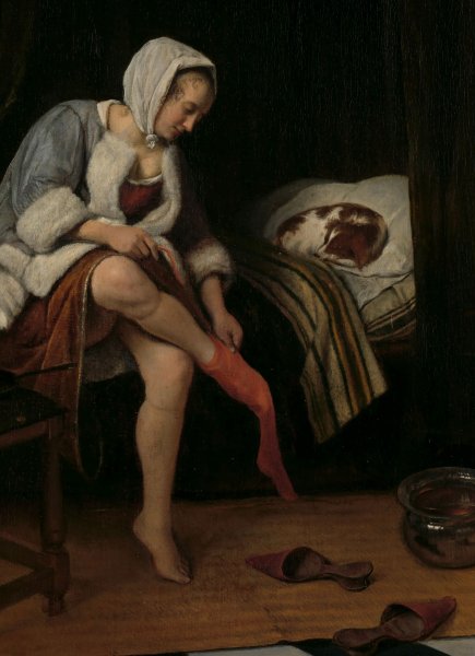 Картина Левушка в чулках