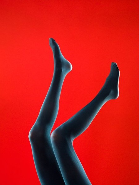 Старинные шелковые чулки