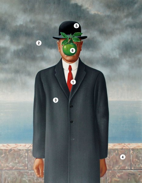 Бельгийский сюрреалист Магритт