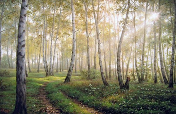 Художник Бурмакин Евгений пейзажи