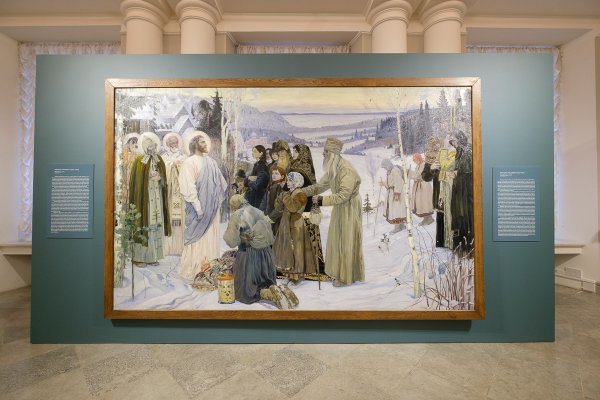 Святая Русь картина Михаила Нестерова