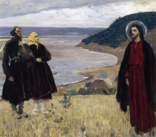 Нестеров Михаил Васильевич. В скиту (сестры)