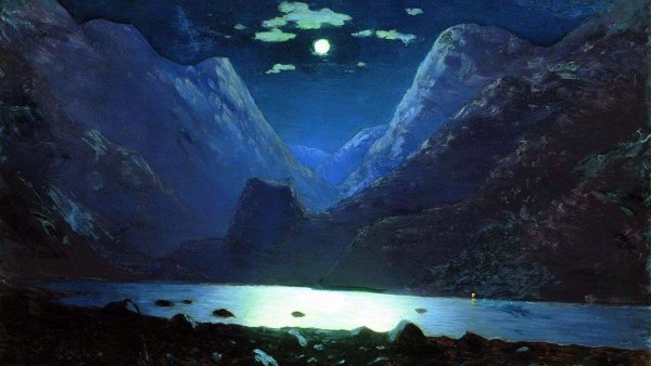 Куинджи картины Лунная ночь