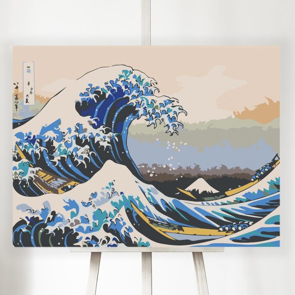 Волна японская картина Хокусай