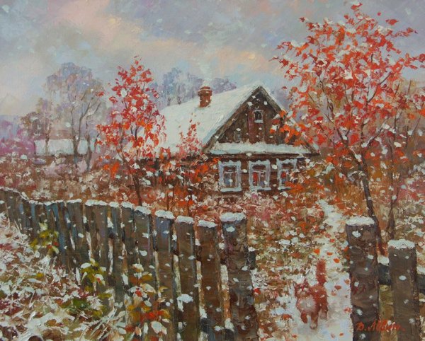 Художник Антон колоколов картины зима