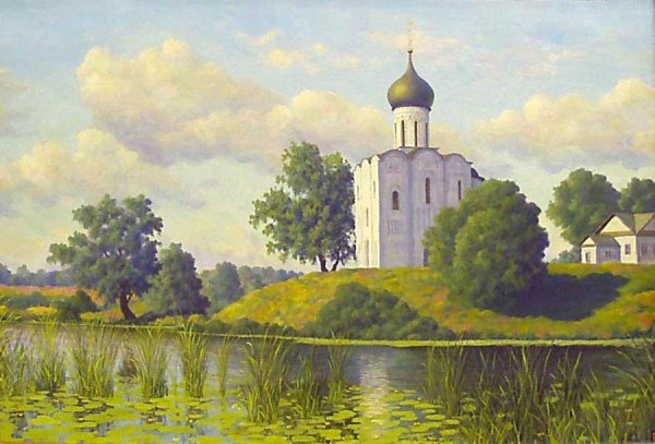 Храм Покрова на Нерли картины художников