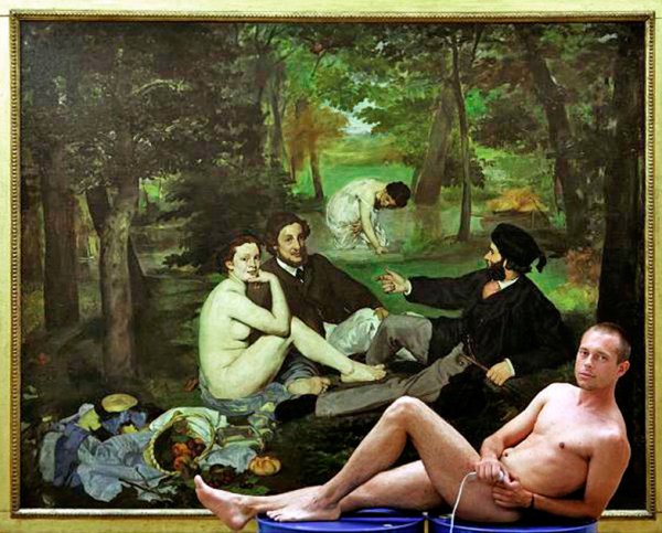 Эдуарда Мане «завтрак на траве» (1863).